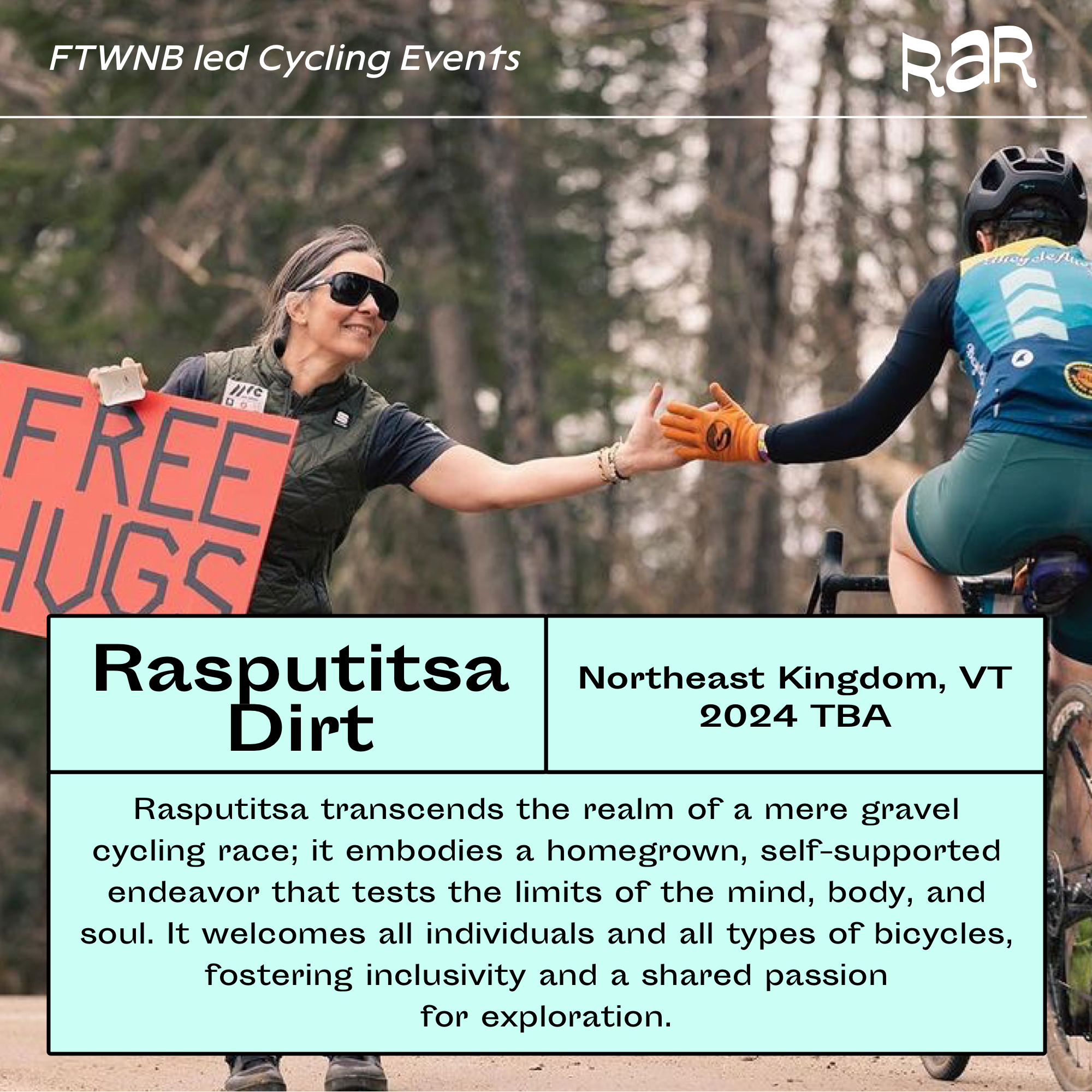 FTWNB Led Cycling Events – Radical Adventure Riders